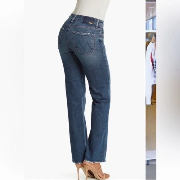 MOTHER Women's Straight Leg Jeans - Blue